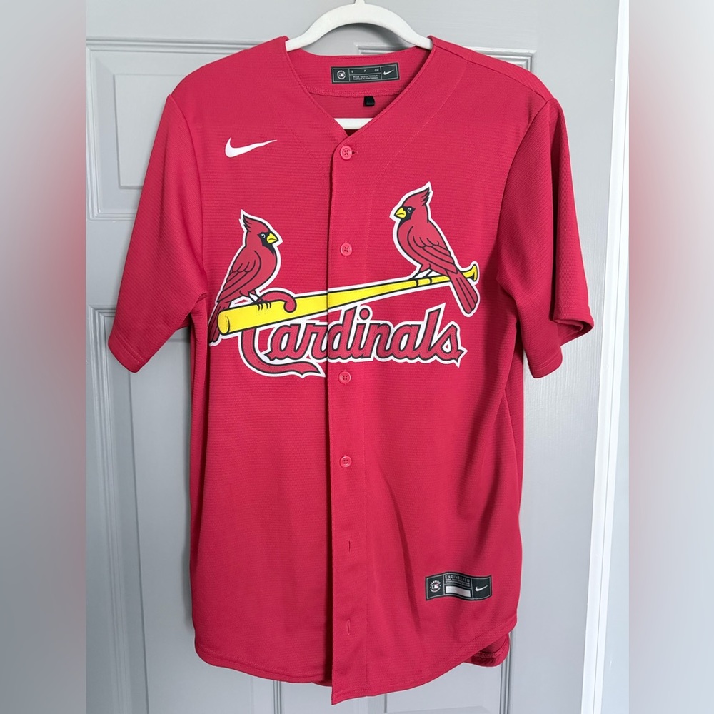 Men’s Nike Red St. Louis Cardinals Jersey, size small